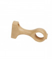 250-Support lorgnon monobloc - Naturel bois � 20 mm- 68 mm