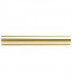 222-Tube laiton massif verni � 28mm - Laiton verni
