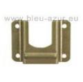 273-Support d'extr�mit� acier - tube penderie 21x18 mm