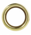 222-Anneau avec silencieux Laiton  pour tringle � 28 mm