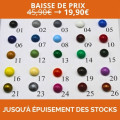 Clous de couleur - tête plastique Clous de couleur - tête plastique