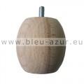 Pied boule - h�tre - non vernis