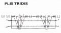 Plis tridis 88 blanc larg 88mm