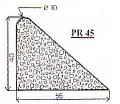 Profil aggloméré PR45 Profil aggloméré PR45