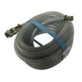 Tuyau translucide tress&eacute; 8x13 - 7.5m. - ba&iuml;onette + coupleur