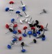 Clous de couleur - tête plastique Clous de couleur - tête plastique