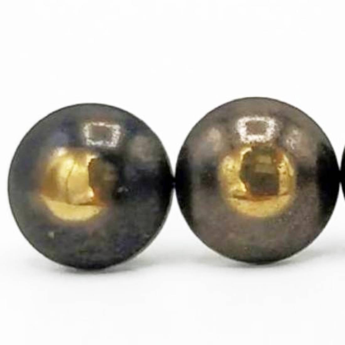100 clous perle fer - Bronze renaissance - Ø11mm