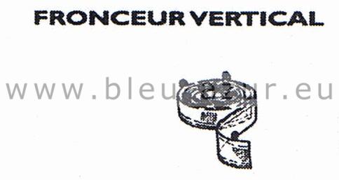 Fronceur vertical pour store bouillonné transparent - largeur 14mm - Fiche technique Fronceur vertical pour store bouillonné transparent - largeur 14mm - Fiche technique