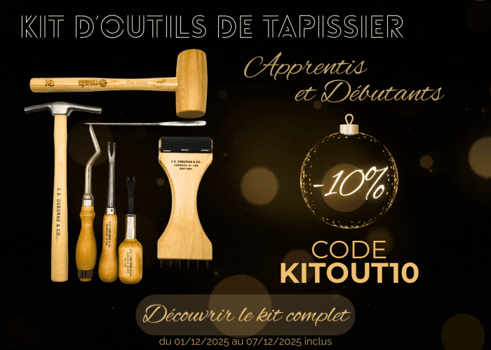 outils de tapissier pour apprentis et débutants