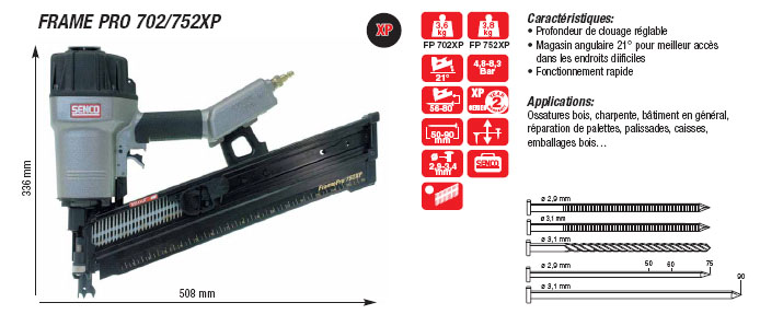 Senco ® FramePro-752-XP