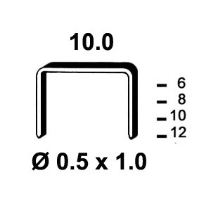 Agrafes ABLAZ pour agrafeuses PS 310 - ROC 22 - ROC 310