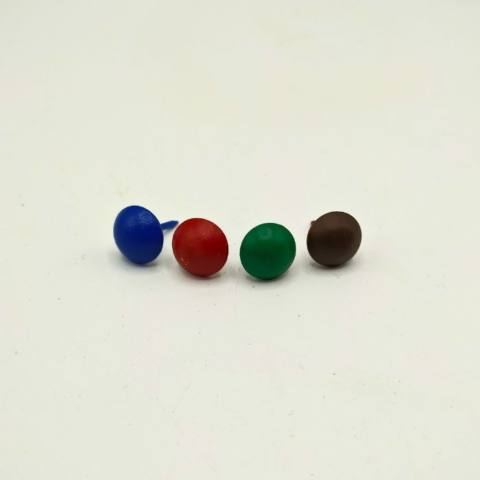 100 clous de couleur - Métal 11mm