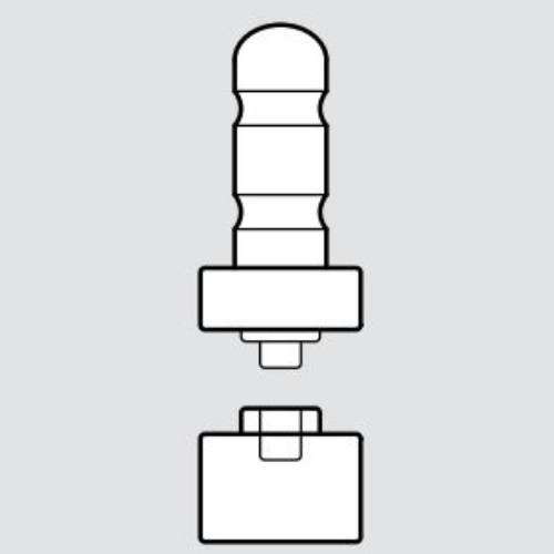 Poinçon et matrice à main pour œillets - Ø 40mm