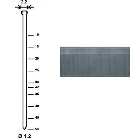 1 Pistolet À Clous Pneumatique En Aluminium 18Ga 32mm, Longueur De Clou  32mm, Pistolet À Clous