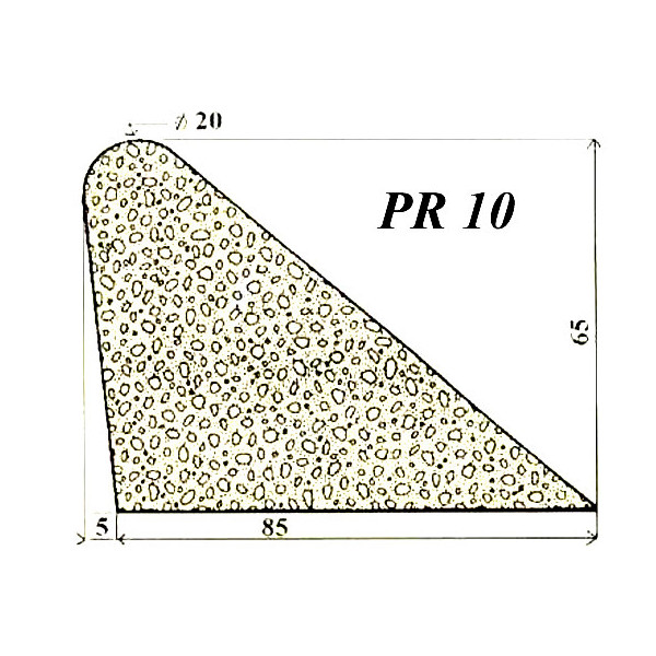 Profil aggloméré PR10