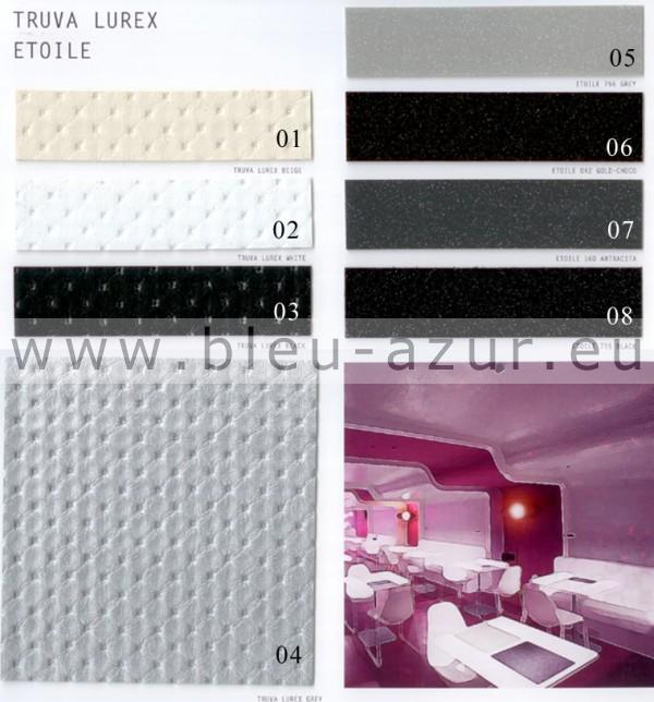 Tissus simili cuir - ETOILE - TRUVA  LUREX 