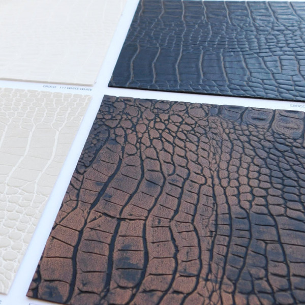 Tissus simili cuir - CROCO