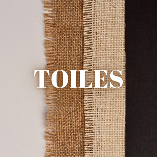 Toiles - Tapissières, jute