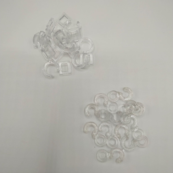 Crochets pour tringle Ø19mm et Ø20mm