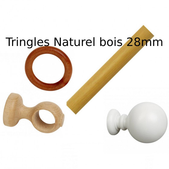 Tringle a rideaux NATUREL BOIS Tringle a rideaux NATUREL BOIS