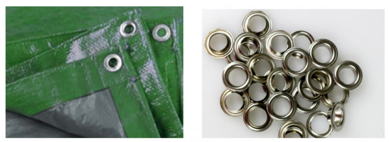 50 œillets Ronds En Inox A2 – 12 Mm – Pour Bâches, Bannières Et Projets DIY – Marque Spannfix-shop.com