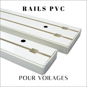 rail en pvc pour voilage