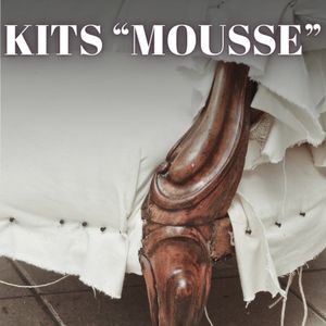 kit confection fauteuil mousse, kit restauration mousse