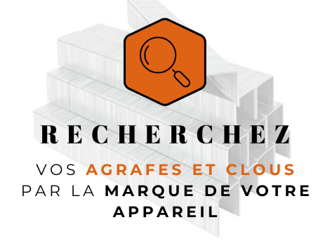 Agrafes, clous, pointes pour agrafeuses, cloueurs et agra-cloueurs